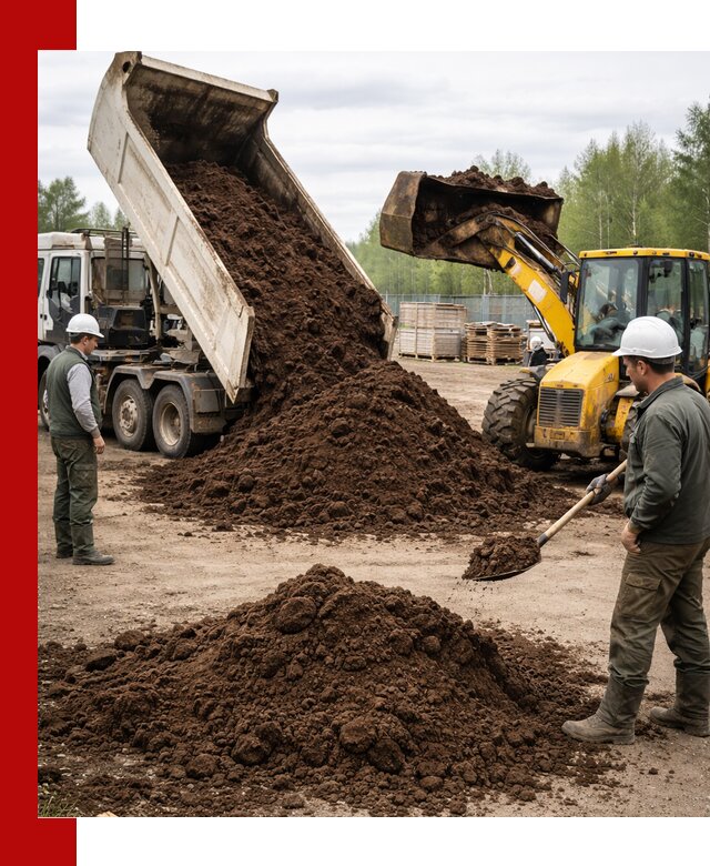Доставка торфа оптом и в мешках в Славгороде