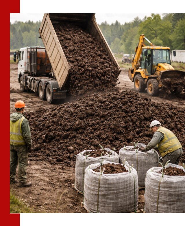 Доставка нейтрального торфа в Славгороде оптом и в розницу