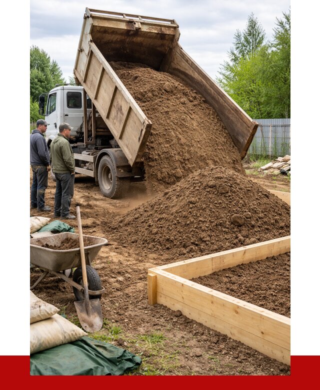 Торфо песчаная смесь в Славгороде с доставкой от 1924 р. | ПРОНЕРУДСлд