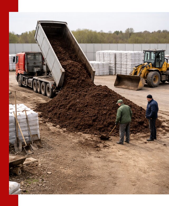 Доставка торфяных смесей оптом и в розницу в Славгороде