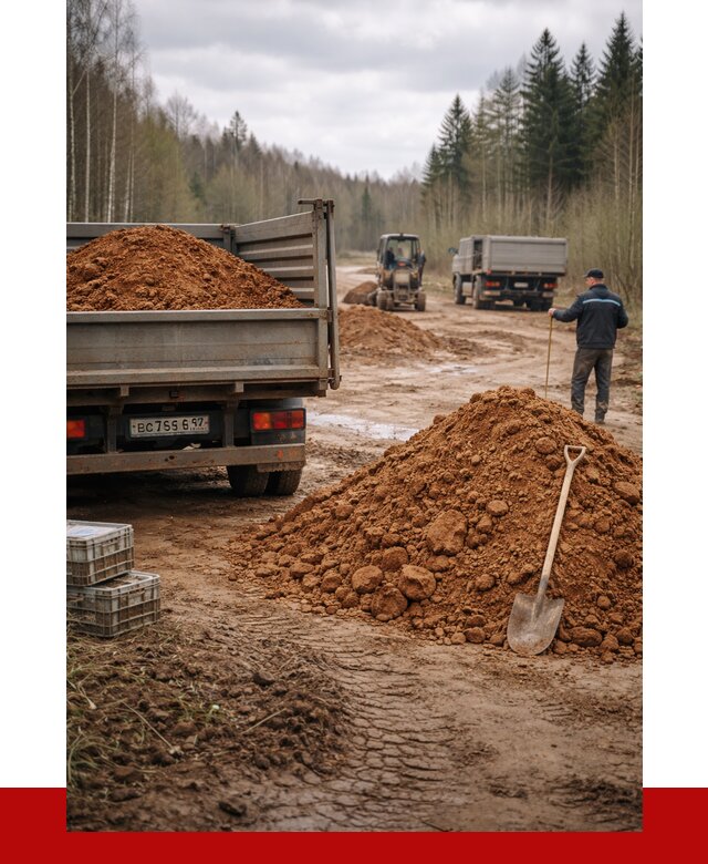 Глина и суглинки в Славгороде от 4680 р. за куб | ПРОНЕРУДСлд