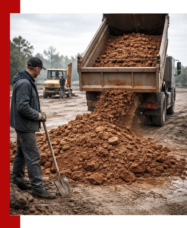 Глина для засыпки в Славгороде с доставкой самосвалами