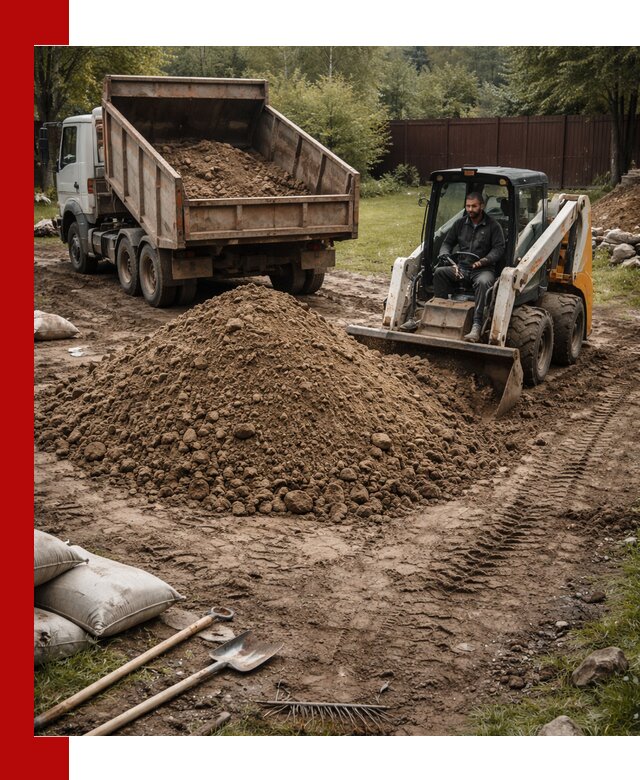 Суглинок для планировки участков в Славгороде с доставкой и выгрузкой