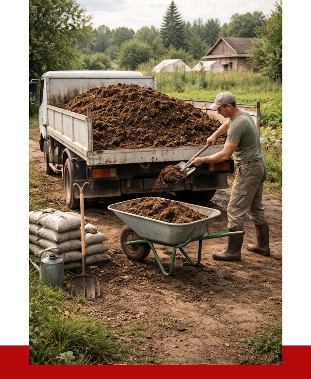 Купить коровий навоз с доставкой в Славгороде от 1872 р. | ПРОНЕРУДСлд