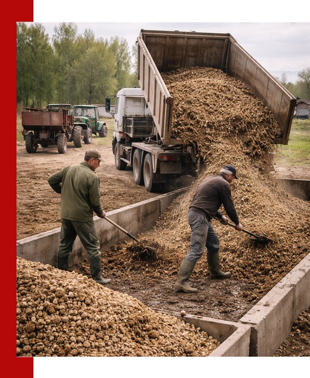 Куриный помет с доставкой в Славгороде оптом и в розницу