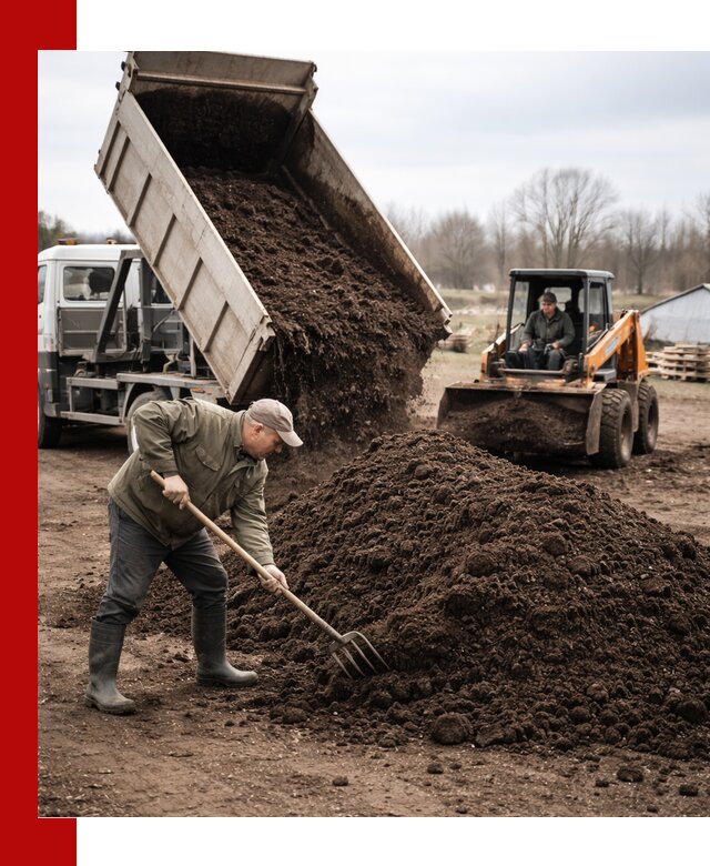 Доставка и продажа перегноя в Славгороде быстро и дешево