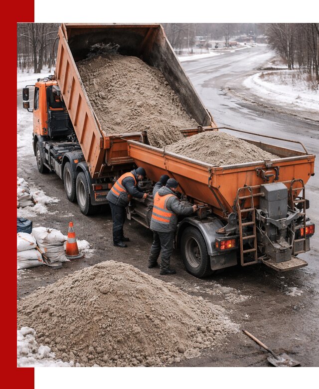 Поставка и вывоз пескосоля в Славгороде оптом и в розницу