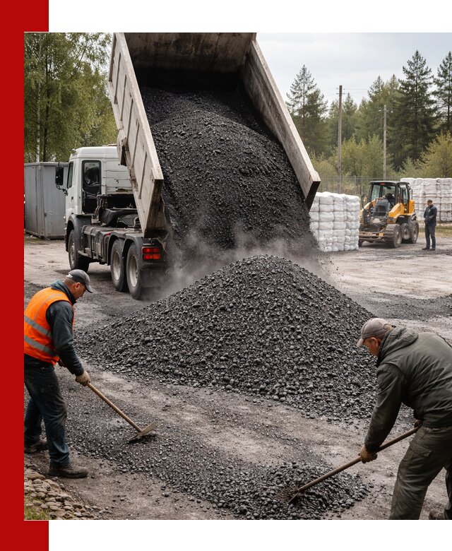 Доставка и продажа асфальтного гранулята в Славгороде