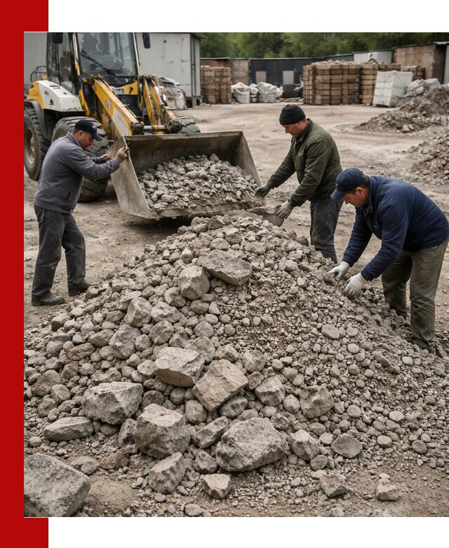 Демонтаж и вывоз бой бетона в Славгороде