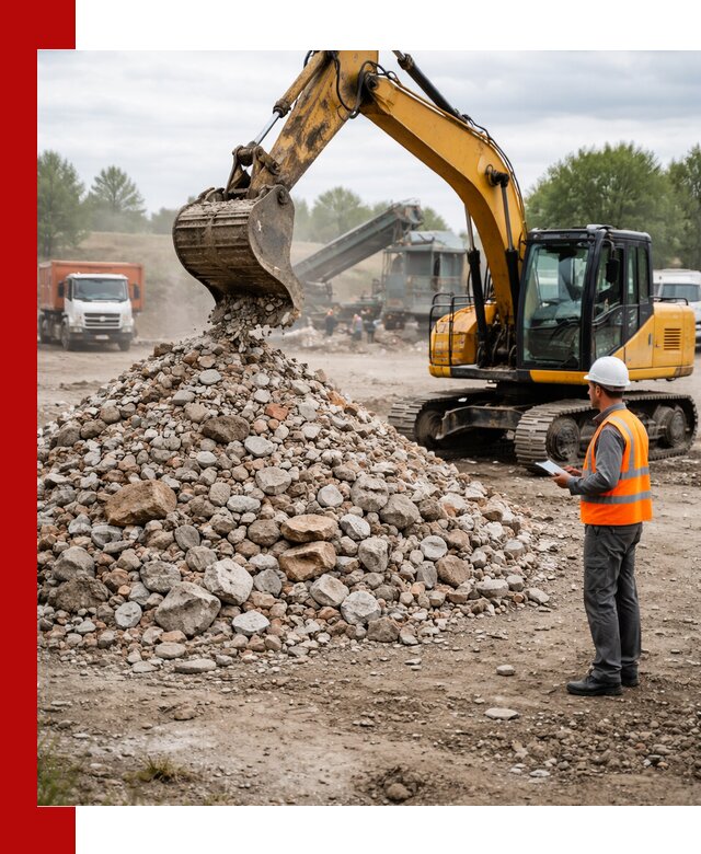 Доставка и вывоз строительного боя в Славгороде