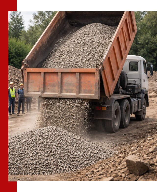 Доставка сыпучих материалов самосвалом в Славгороде быстро и надежно