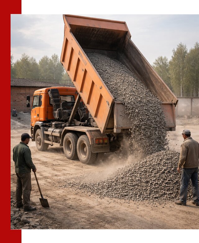 Доставка самосвалом 20 м3 в Славгороде быстро и надежно