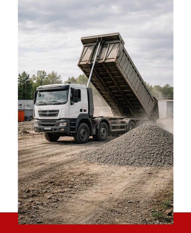 Доставка самосвалом 40 кубов в Славгороде от 9361 р. | ПРОНЕРУДСлд