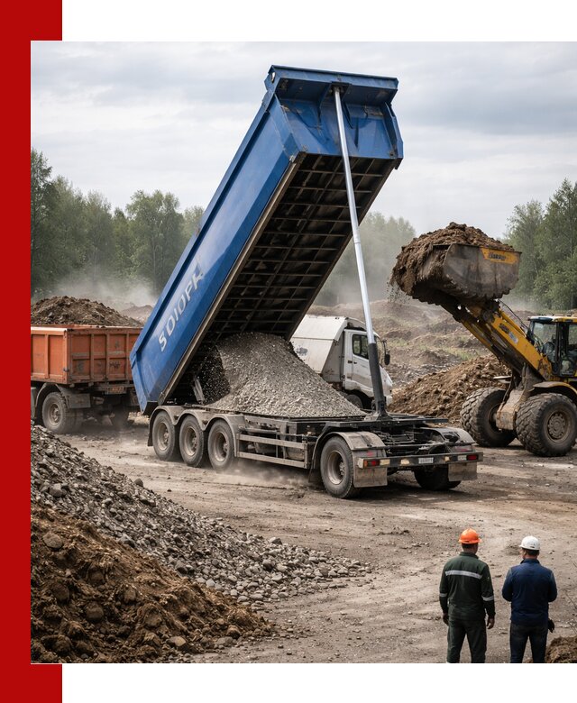 Аренда тонар 40 тонн в Славгороде с доставкой материалов