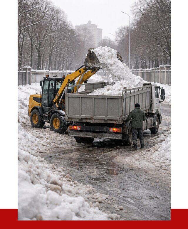 Вывоз снега с погрузкой в Славгороде от 3640 р. ПРОНЕРУДСлд