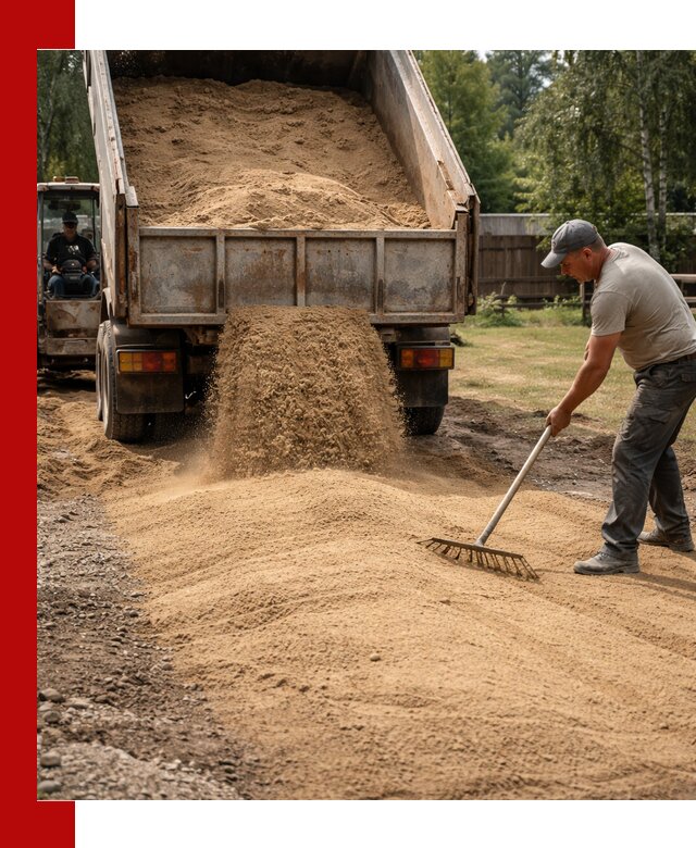 Отсыпка участка песком в Славгороде быстро и качественно