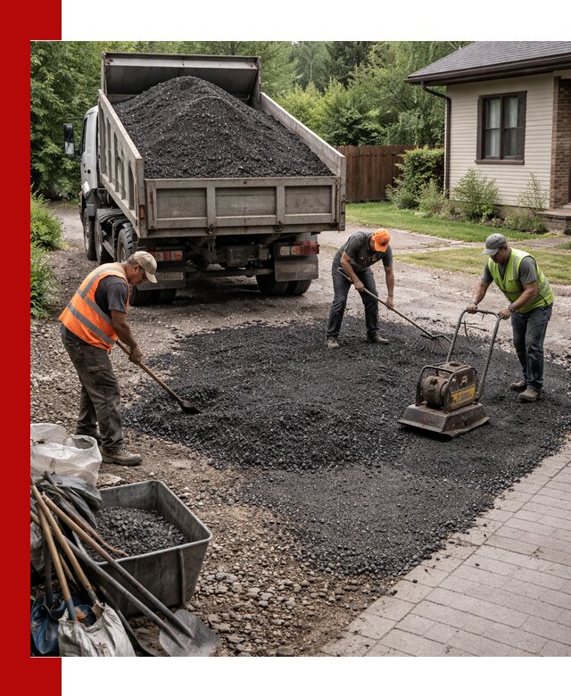 Асфальтовая крошка для двора с доставкой в Славгороде